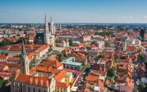 Zagreb iz zraka, katedrala
