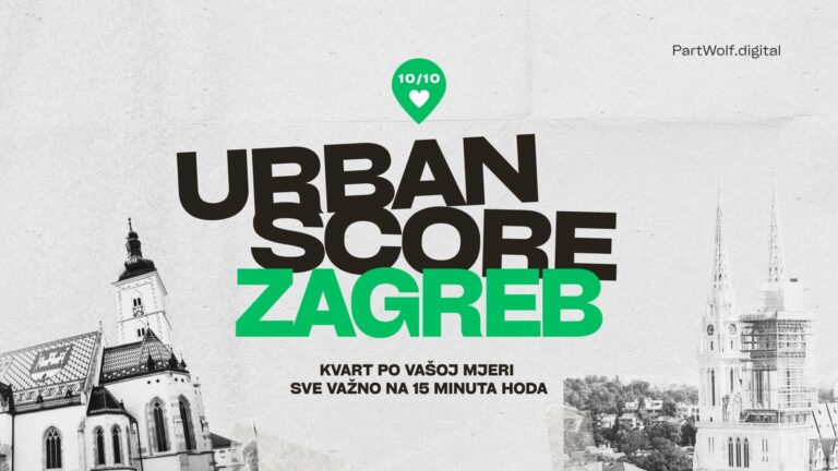 Urban Score Zagreb - besplatna web aplikacija